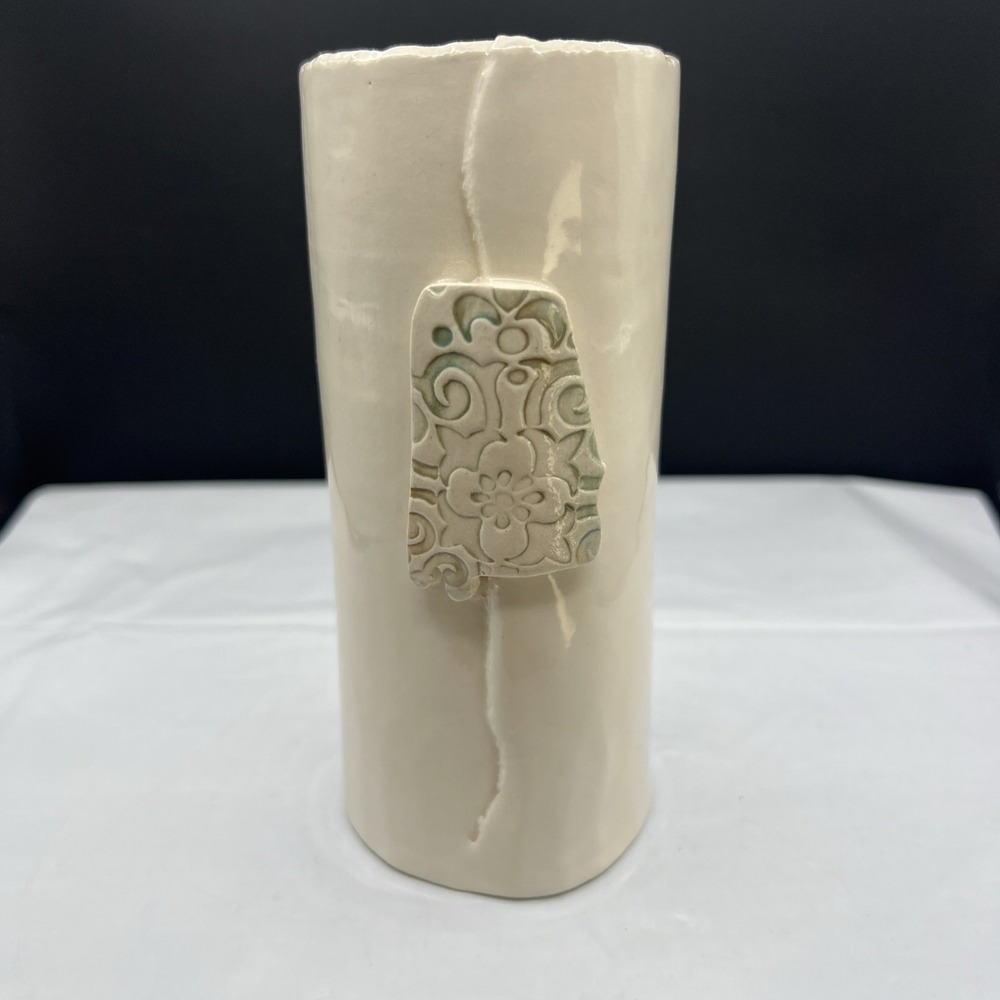 Jamie Blattmann Alabama Mud Studio Pottery Slab Vase State Shape Birmingham